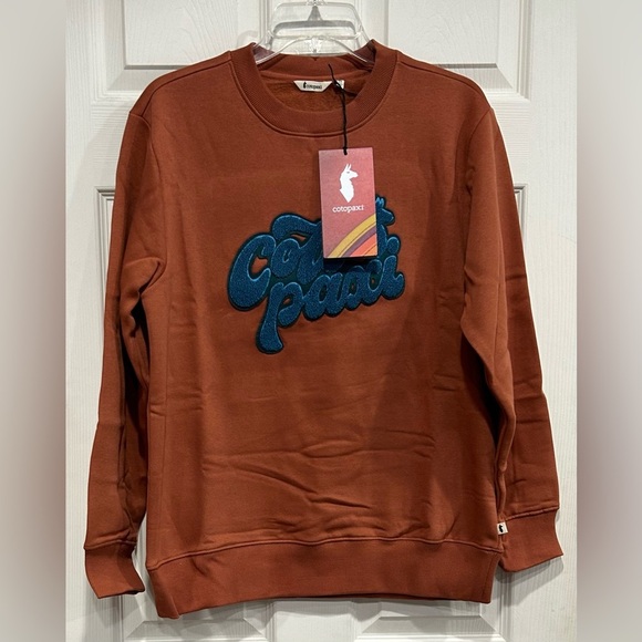 Cotopaxi Women's Medium Coto-Patch Crew Sweatshirt Faded Brick Rust NWT - Picture 1 of 7